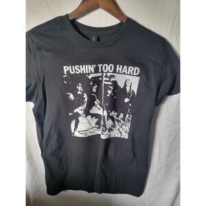 the Seeds Pushin to hard   band  t shirt size Ladies  large black